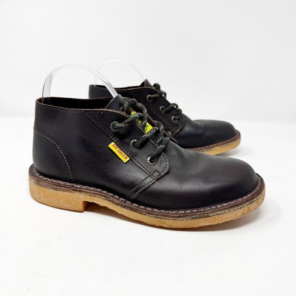 Jim Green Vellie Chukka Boots Leather Crepe Sole Brown Men’s US 7